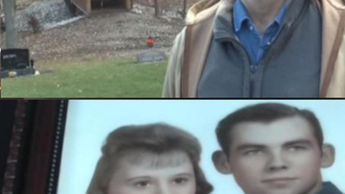 sotia lui a murit in urma cu trei ani ce a aparut in cimitirul in care a fost ingropata femeia