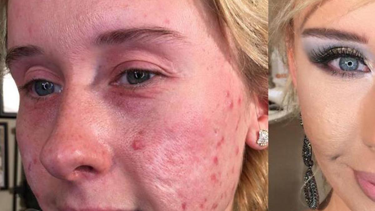 transformare spectaculoasa cum a ajuns sa arate fata din imagine dupa ce s a machiat