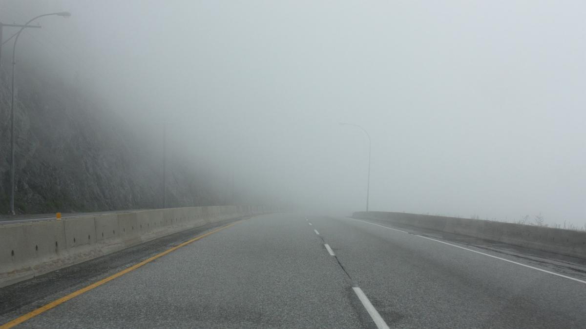 trafic in conditii de ceata pe autostrada a2