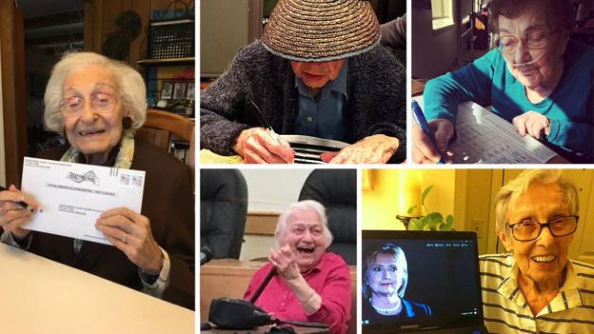 alegeri sua americanii in fata unui moment istoric au asteptat aproape un secol sa voteze o femeie