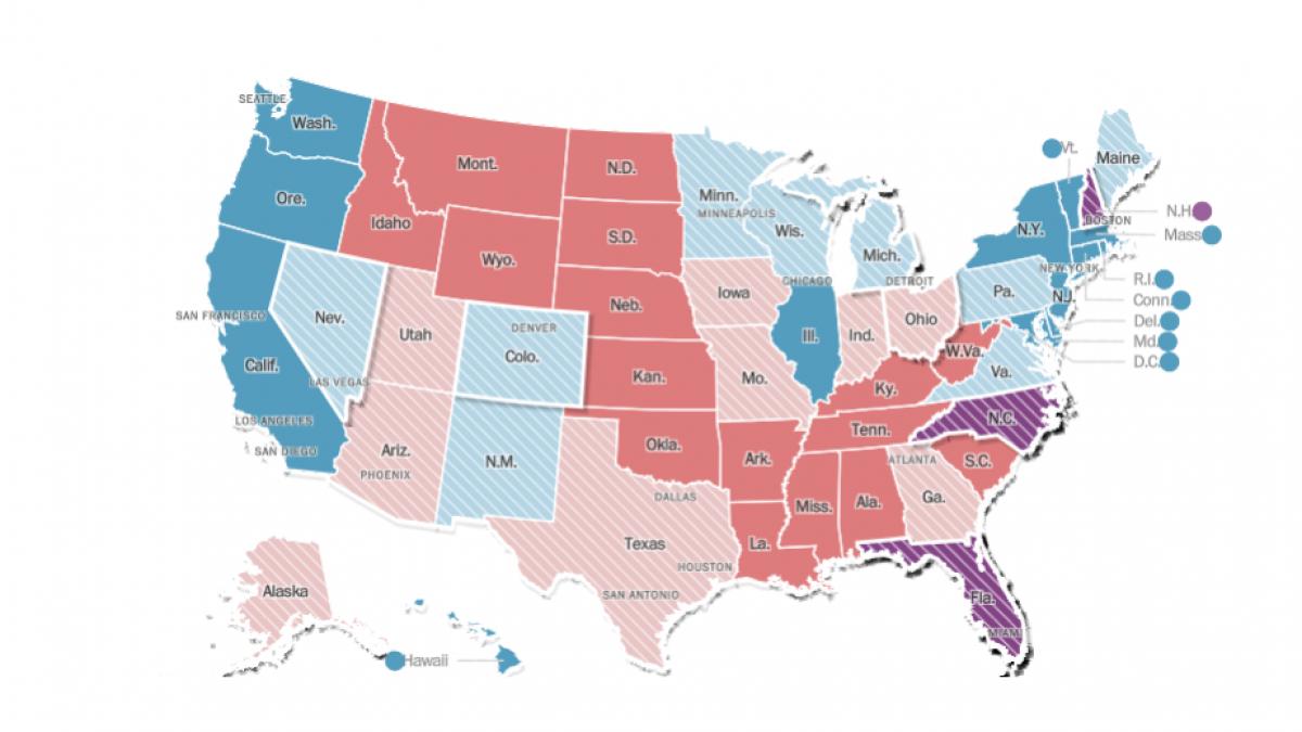 rezultate alegeri sua care sunt statele in care se decide soarta alegerilor din sua