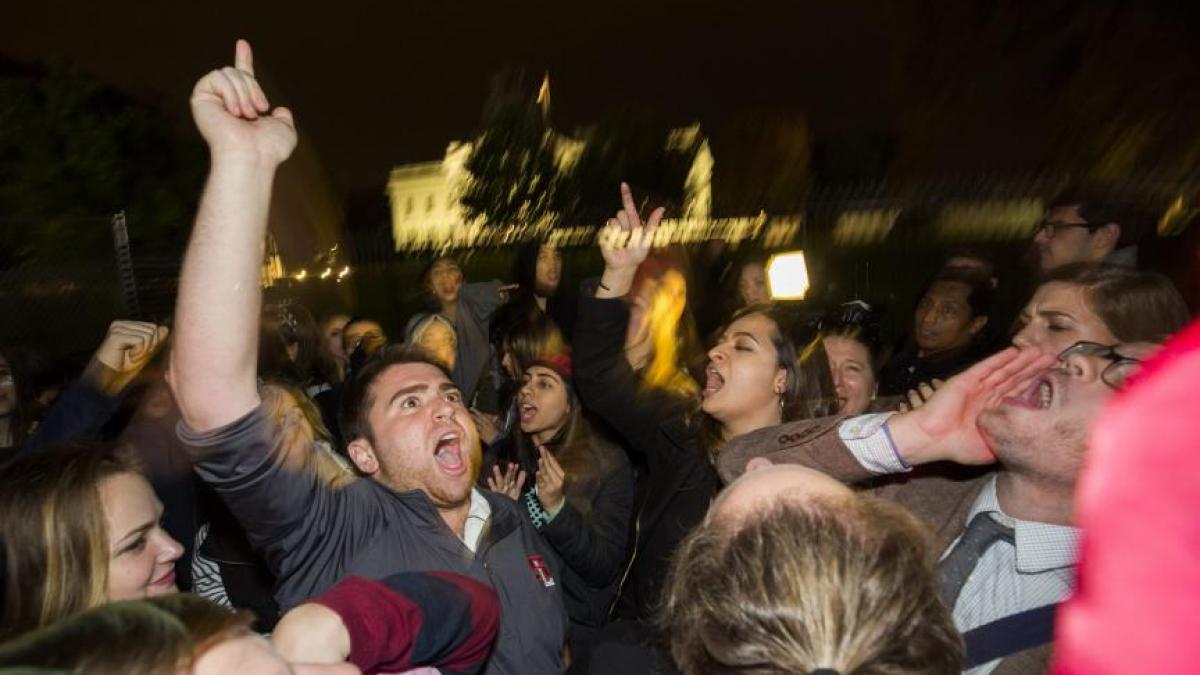 proteste la casa alba