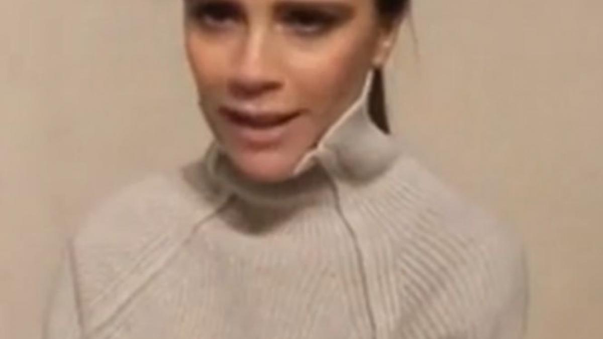 victoria beckham aparitie socanta la un interviu