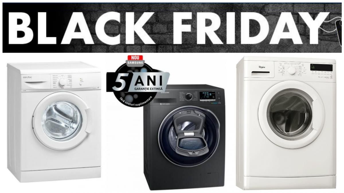 black friday 2016 masini de spalat la preturi incredibile lista magazinelor cu reduceri