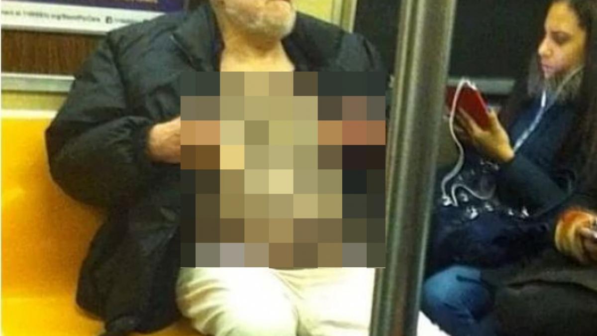 aparitie socanta in metrou calatorii au crezut ca nu vad bine ce facea acest batran