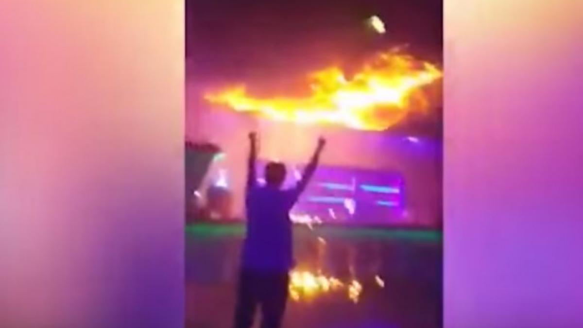 incendiu similar cu cel din colectiv intr un club din ucraina tavanul a luat foc in cateva secunde