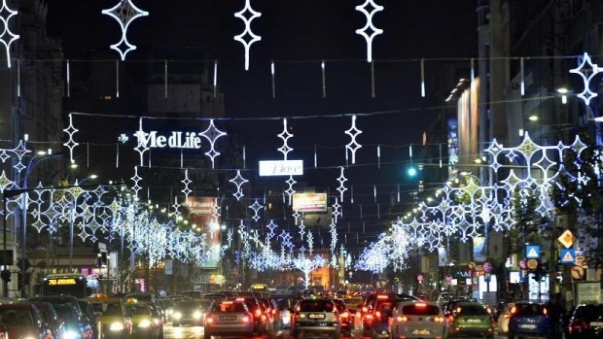 cand se aprind luminitele de sarbatori in capitala