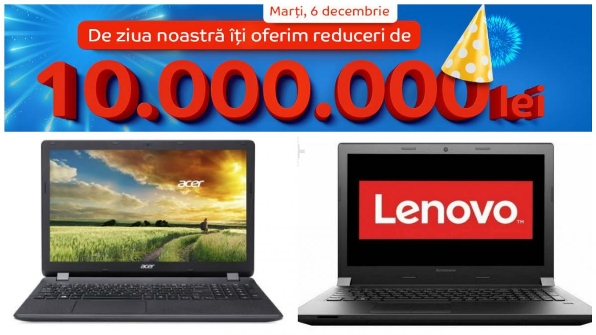 ziua emag laptopuri 6 decembrie