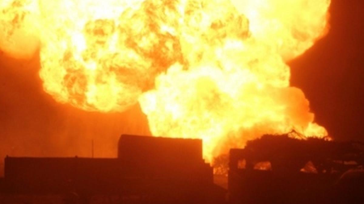 incendiu puternic in navodari