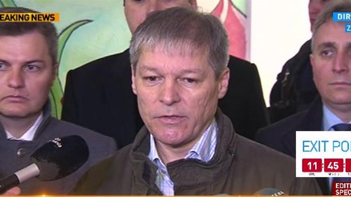 dacian ciolos a votat important e ca rezultatul sa fie unul cat mai reprezentativ