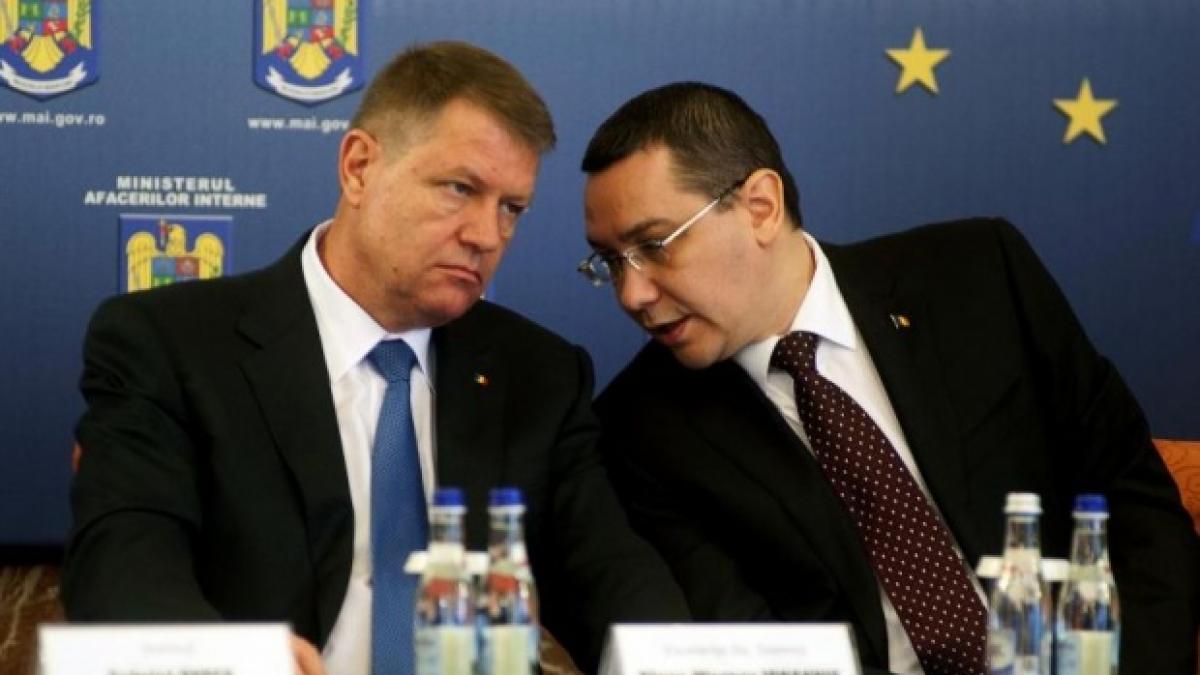 victor ponta avertisment in direct pentru klaus iohannis