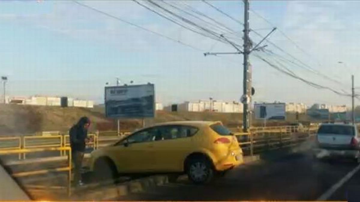 accident in zona podului ciurel linia tramvaiului 41 este blocata