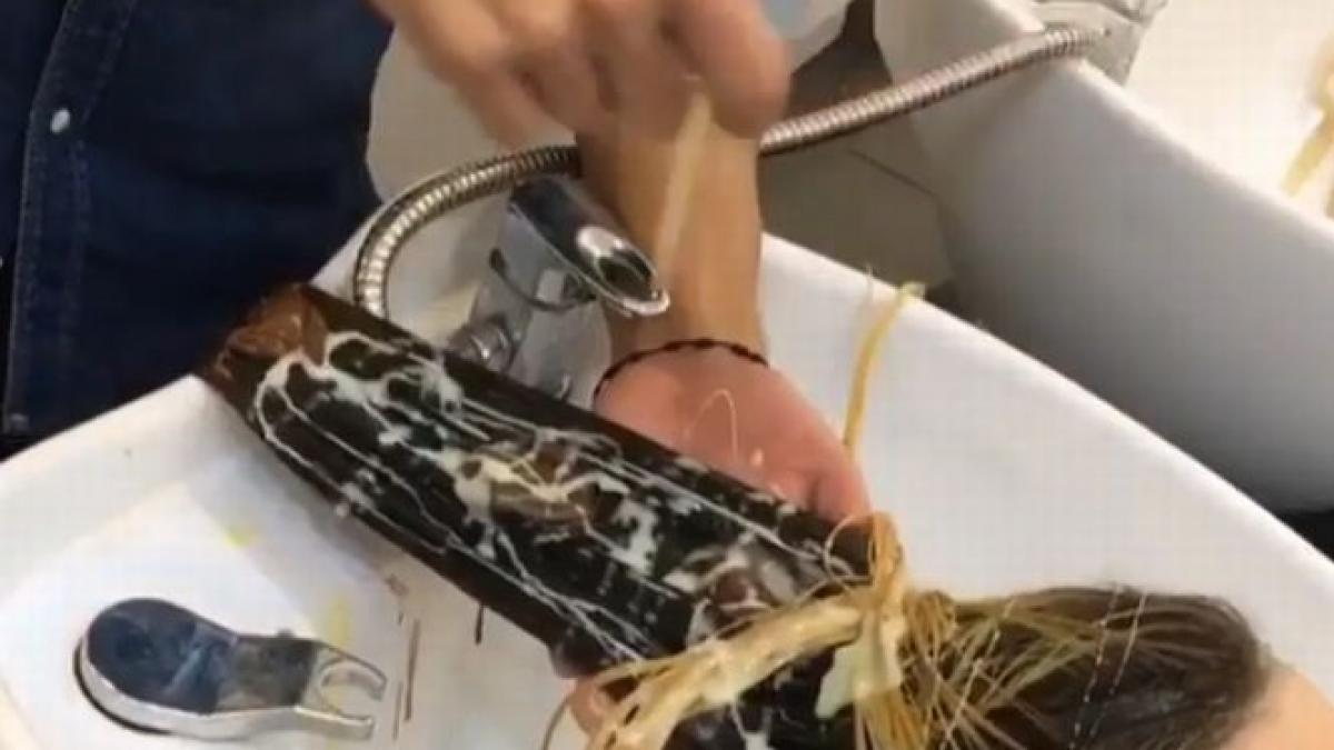 si a vopsit parul cu nutella cum arata femeia dupa cel mai dulce tratament