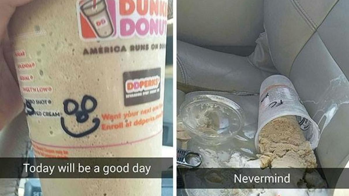 credea ca are o zi buna si a vrut sa le arate tuturor asta insa intr o secunda s a schimbat tot