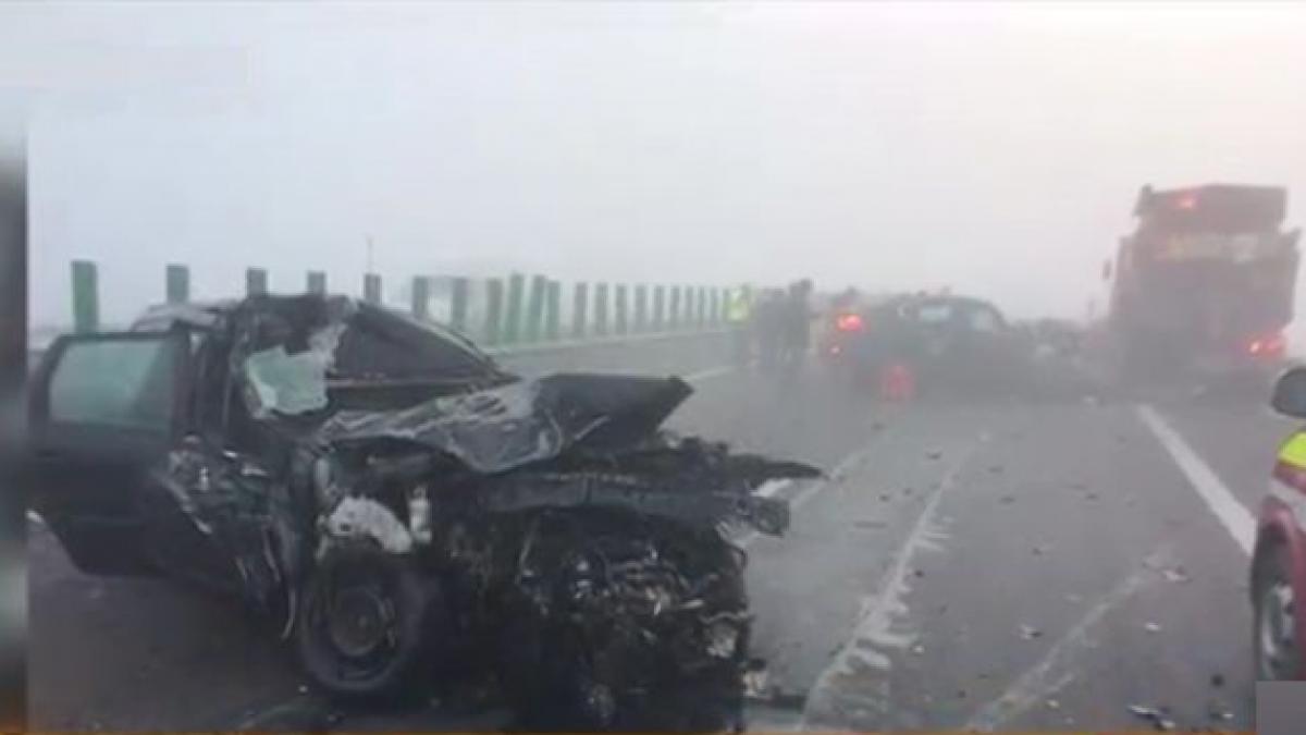 accident in lant pe a2 circulatia pe spre constanta este blocata