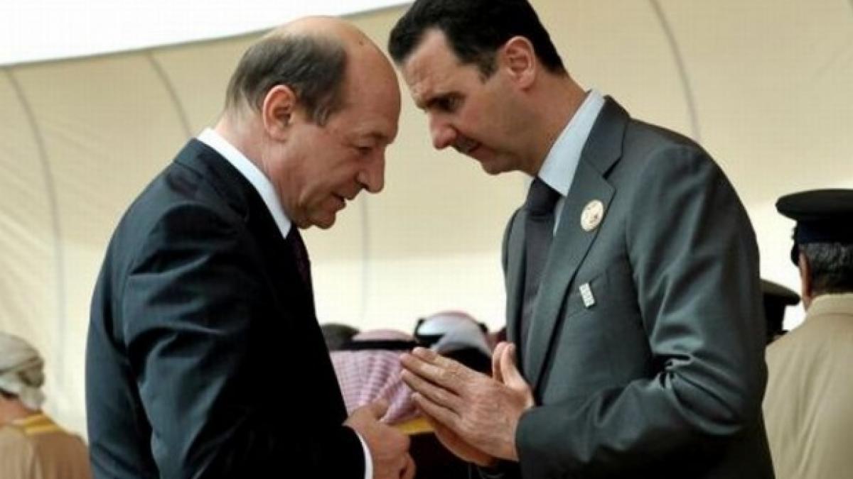leg secreta a lui basescu cu assad