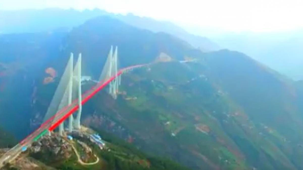 a fost inaugurat cel mai inalt pod din lume