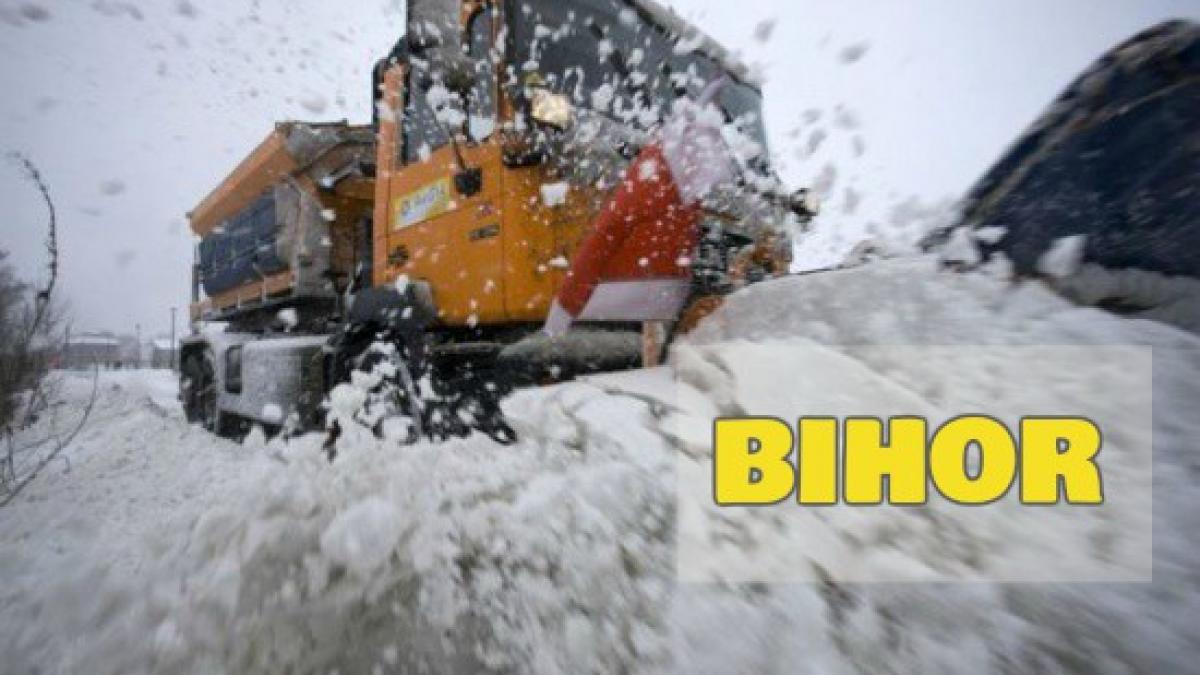 bihor toate drumurile din judet sunt circulabile in conditii de iarna