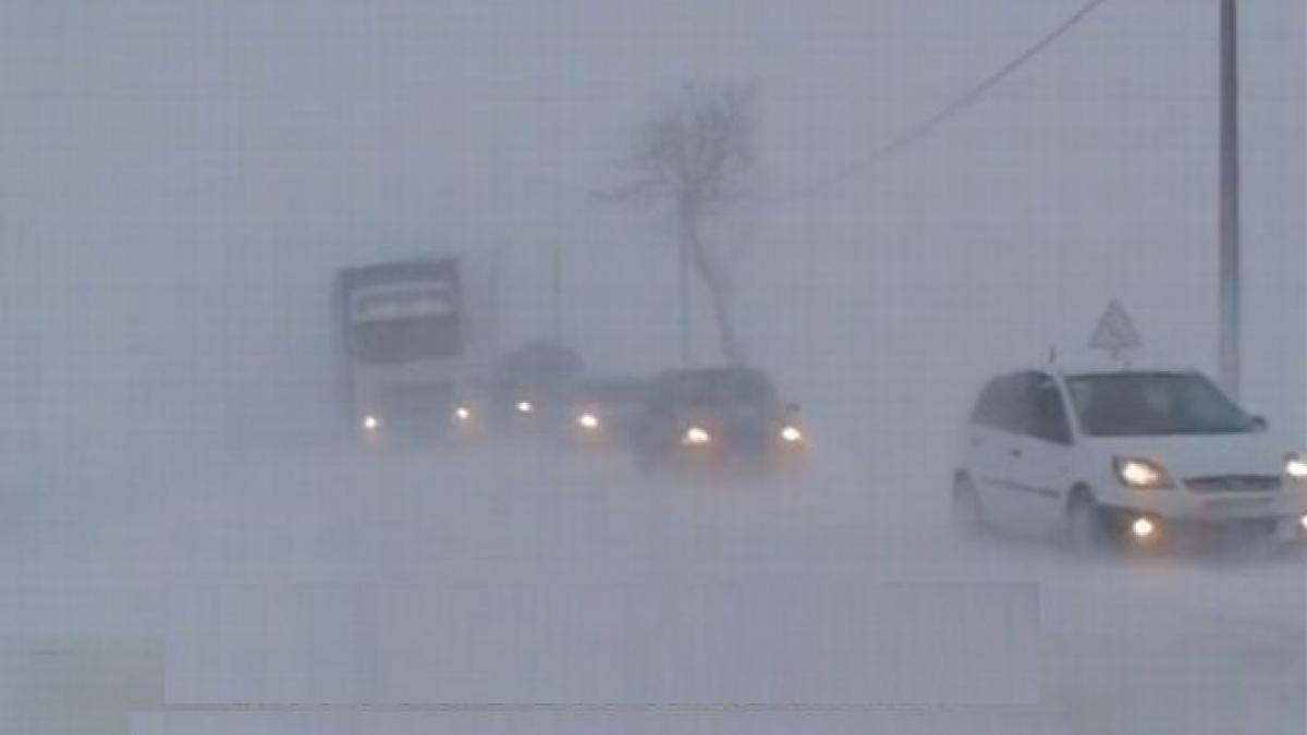 cod galben de viscol pentru 22 de judete din estul si centrul tarii