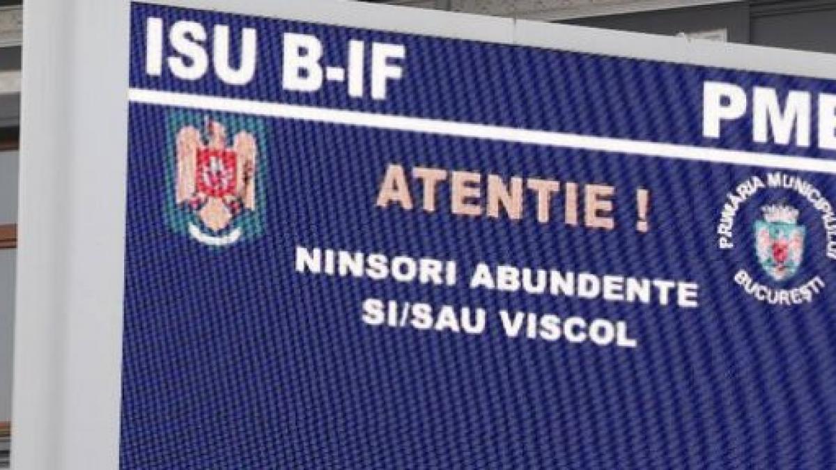 isu bucuresti ilfov mesaj de avertizare pentru populatia capitalei cu privire la ger