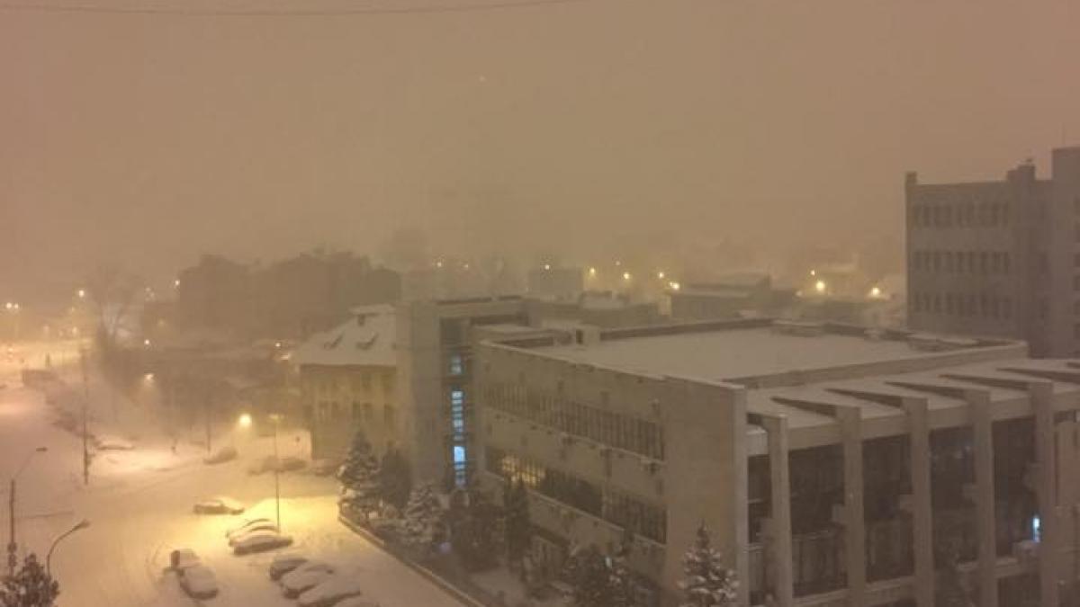 cand se opreste ninsoarea in capitala