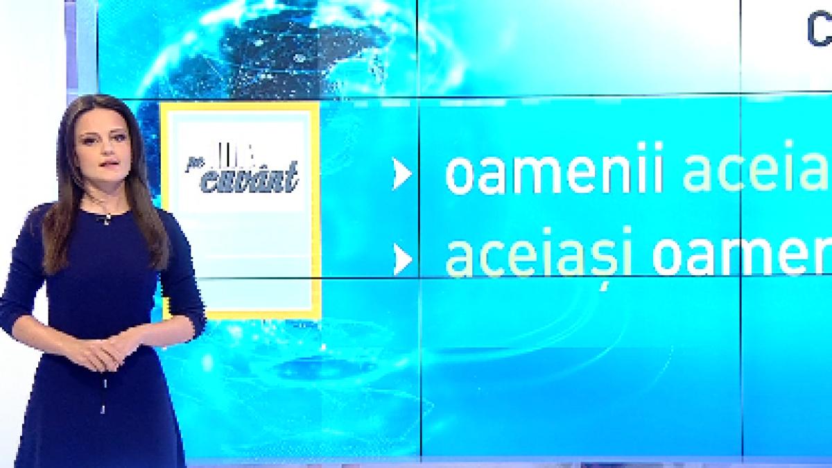 pe cuvant cu ana iorga cum scriem corect formele de feminin ale demonstrativului de departare sau