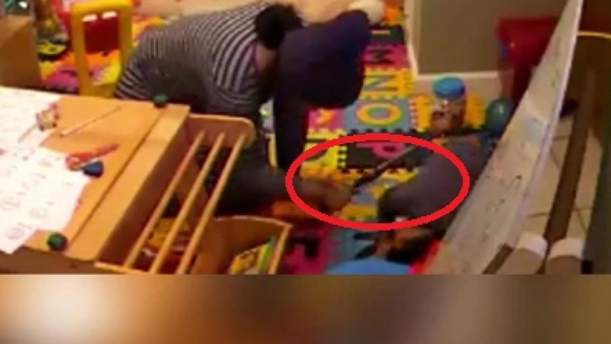 au montat o camera de supraveghere in camera copilului si s au ingrozit ce ii facea bona baietelului