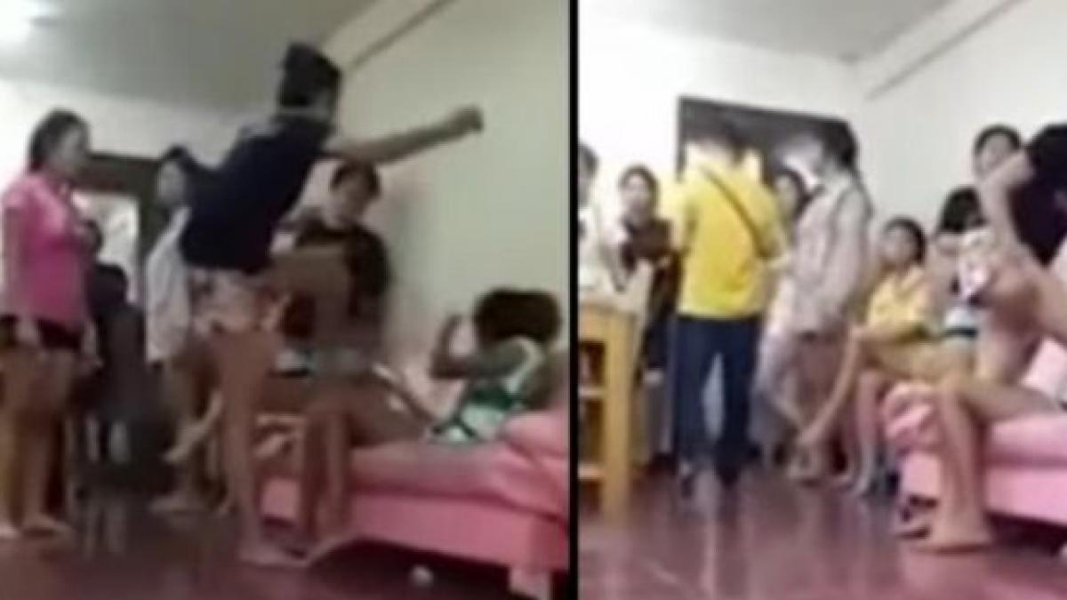 o femeie inselata a prins o pe amanta sotului sau si a batut o cu bestialitate ce tehnica de lupta