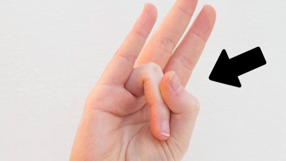 si a atins degetul inelar cu degetul mare si a mentinut cateva secunde motivul te va uimi