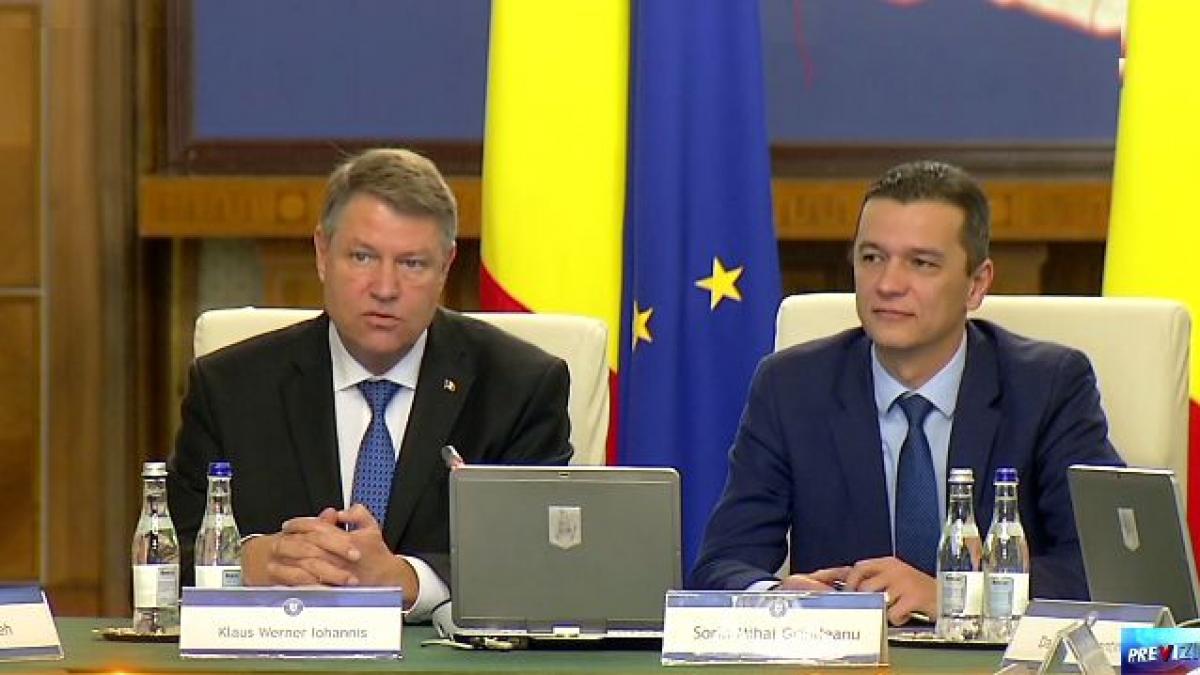 klaus iohannis participa la sedinta de guvern
