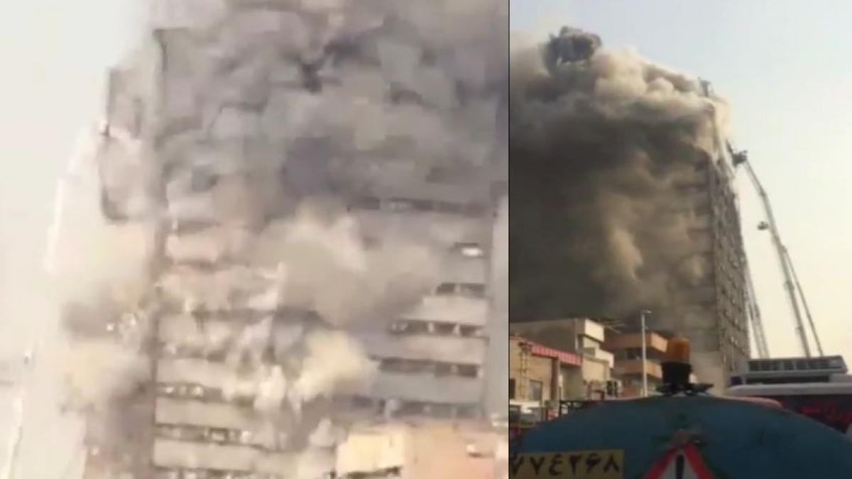 cel putin 30 de pompieri au murit dupa prabusirea unui imobil de 15 etaje la teheran