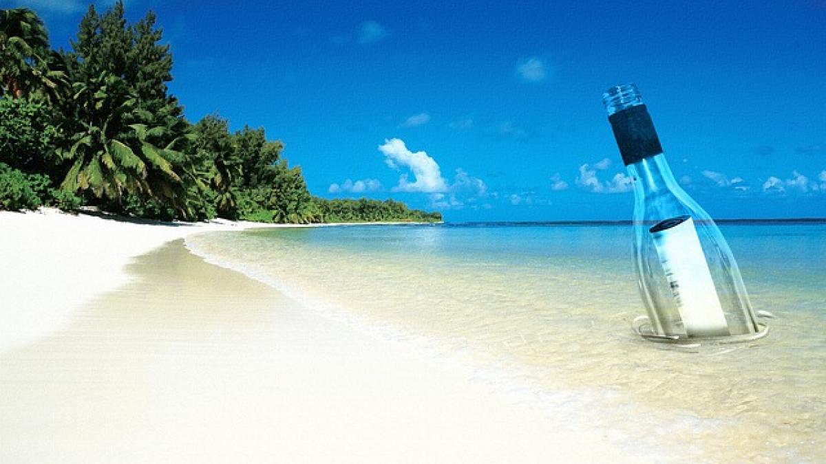 un mesaj lasat intr o sticla a calatorit 15 000 de kilometri ce a descoperit o femeie in interior