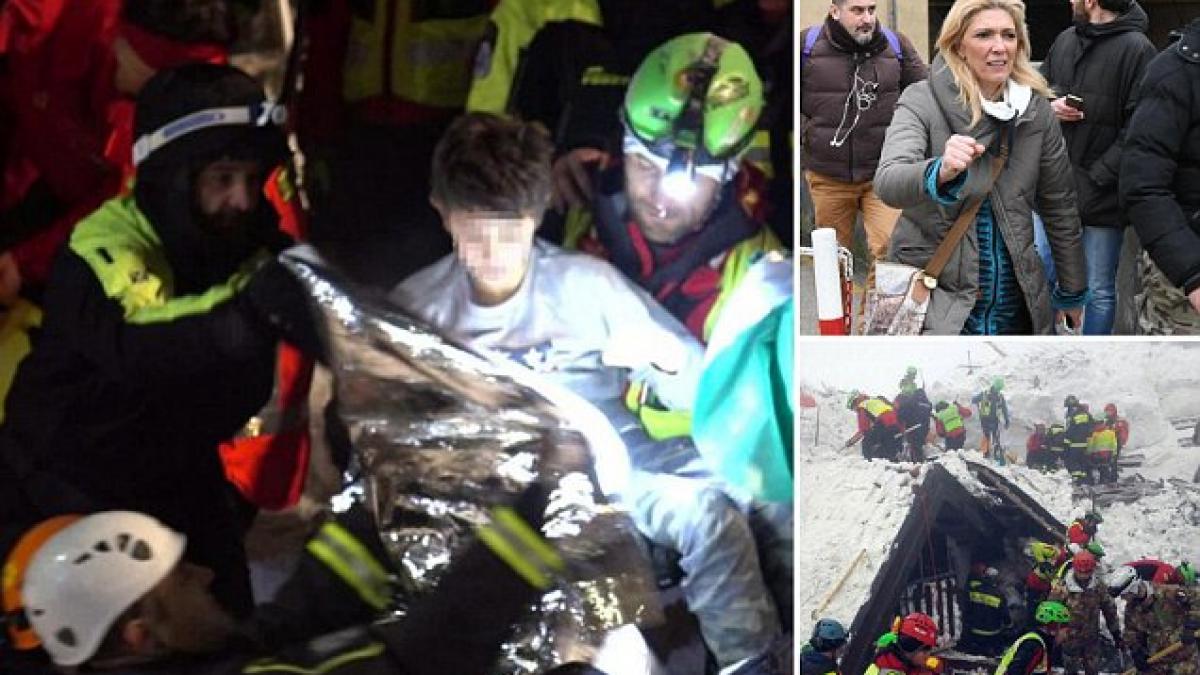 primele cuvinte ale unui baiat de zece ani salvat din hotelul devastat de avalansa salvatorii au