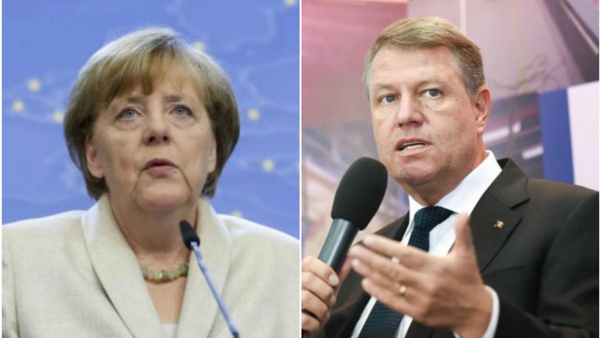 convorbire telefonica klaus iohannis angela merkel despre ce au vorbit cei doi lideri