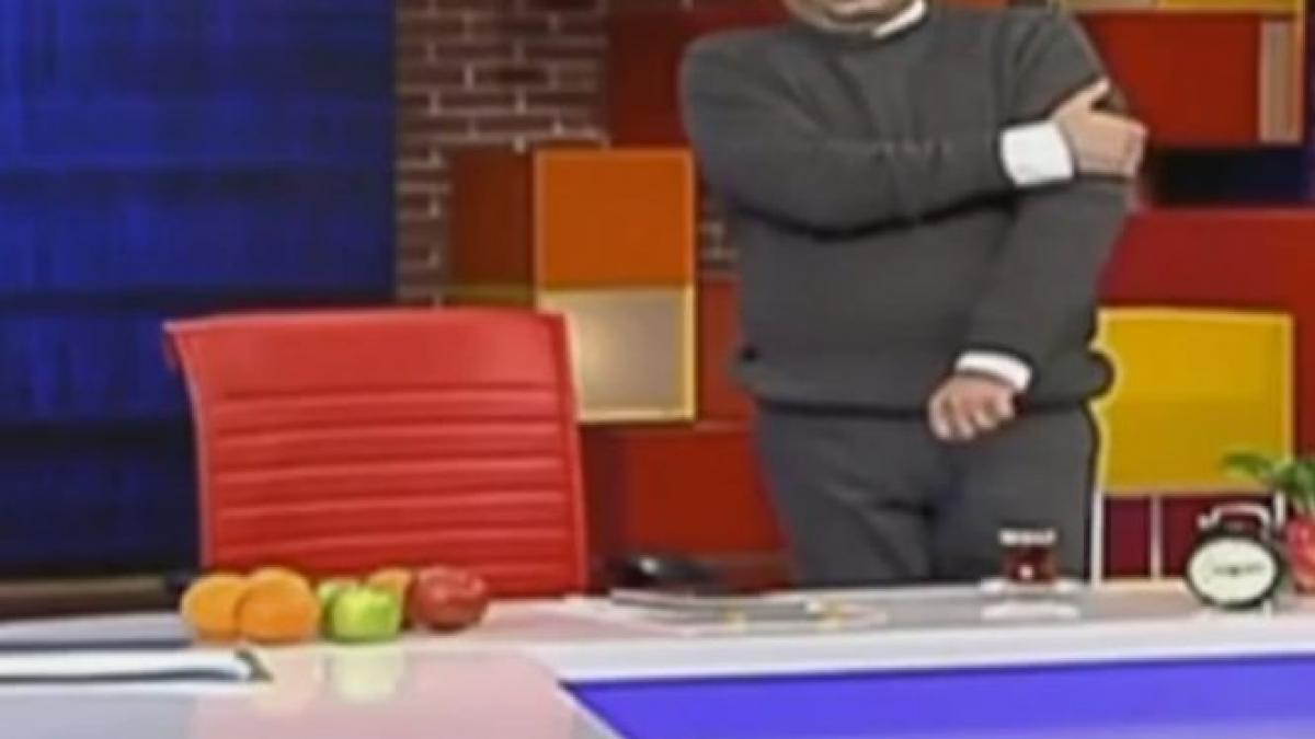 un prezentator tv a facut infarct in direct video