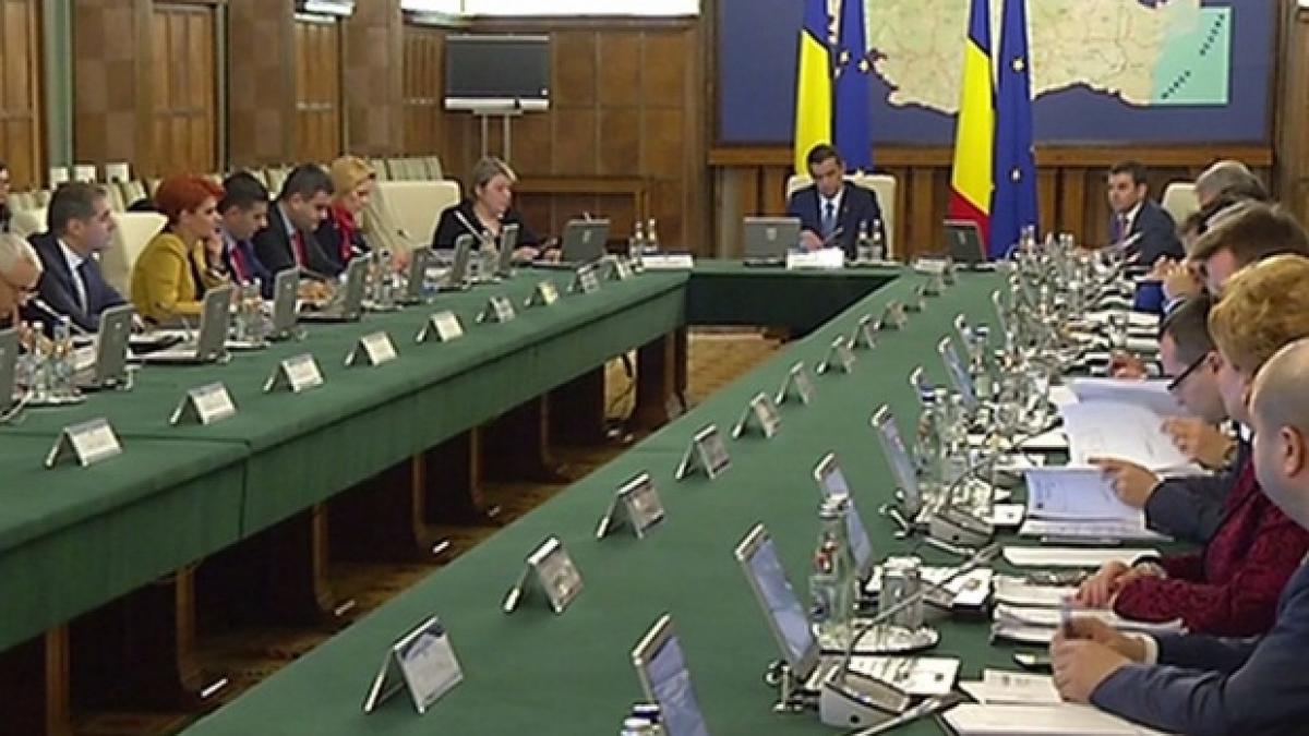cabinetul grindeanu se reuneste in sedinta de guvern pentru a discuta bugetul pe 2017