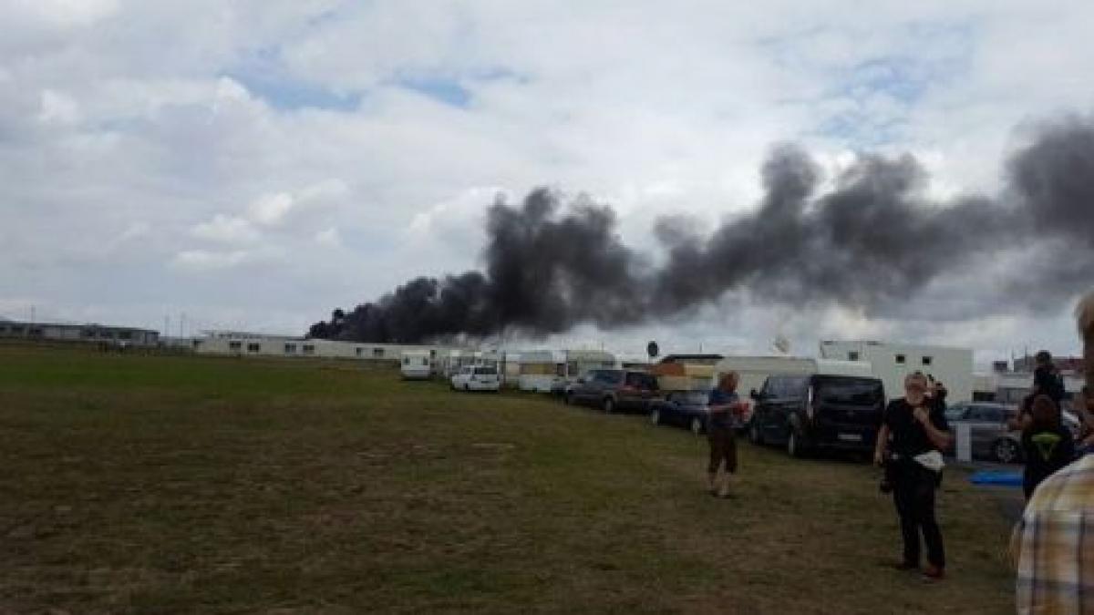 incendiu in cea mai mare tabara de refugiati din bulgaria