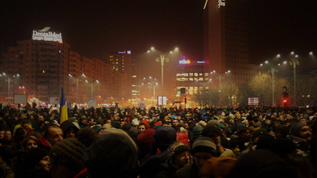 proteste in capitala si mai multe orase din romania in urma ordonantelor anuntate de guvern