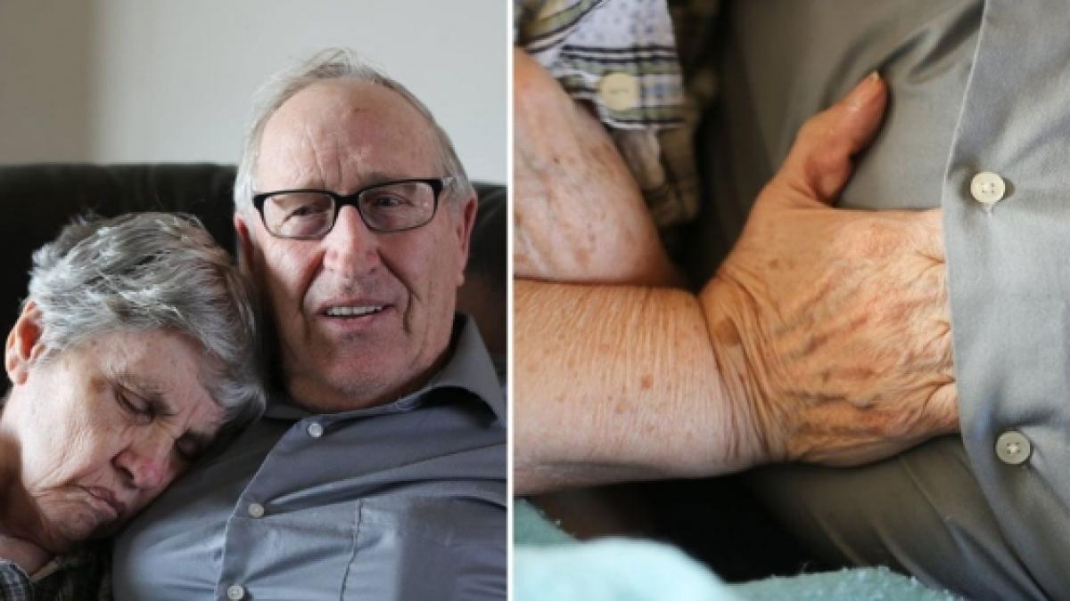 de fiecare data cand se aseaza langa sotul ei ii baga mana sub camasa nimeni nu intelegea de ce dar