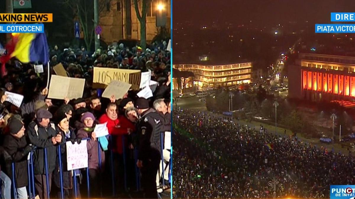 vocea strazii ce au avut de transmis protestarii din piata victoriei si de la palatul cotroceni in