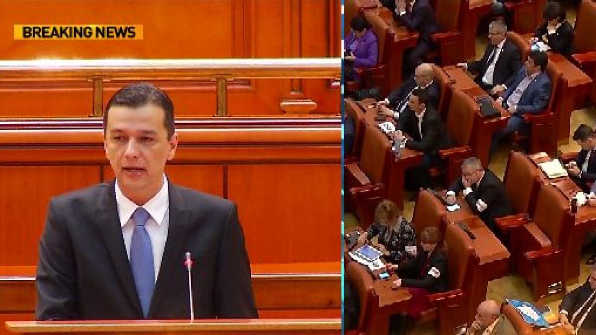 sorin grindeanu despre discursul lui klaus iohannis arata dorinta arzatoare a presedintelui de a
