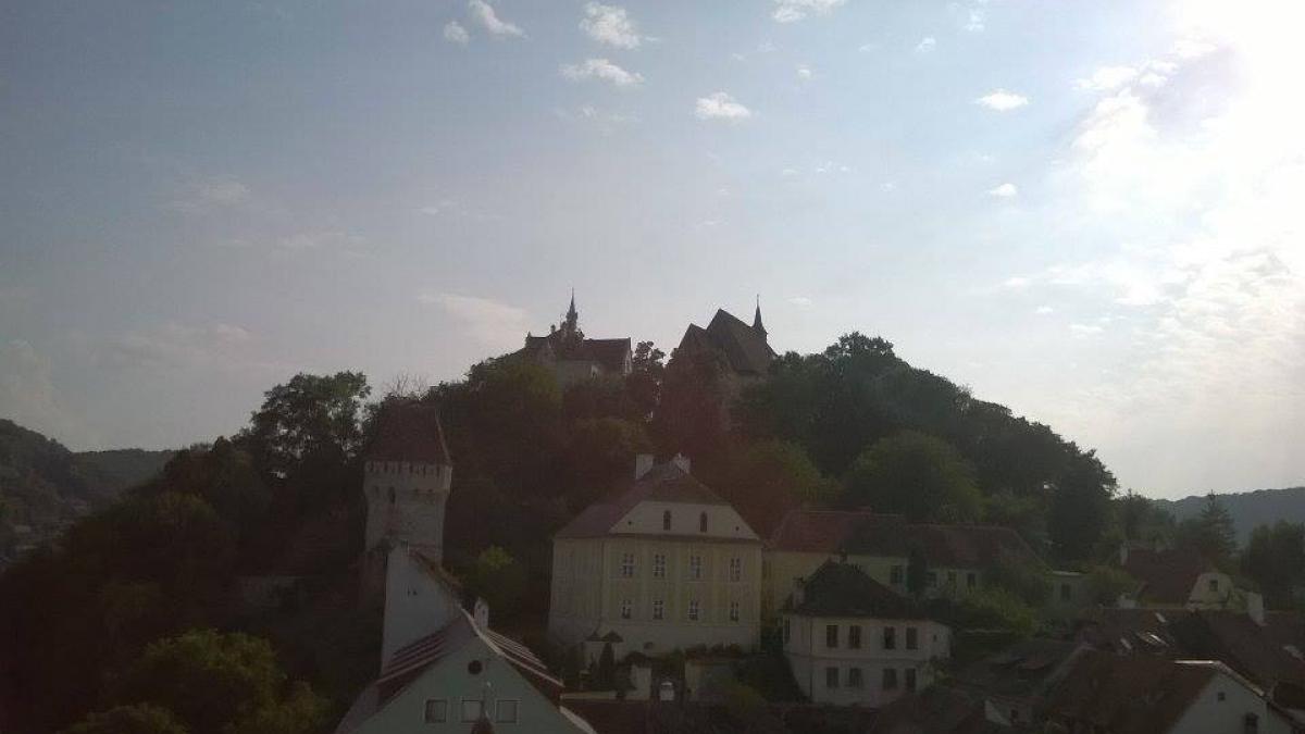 descoperire istorica in parcul central din sighisoara dupa surparea unei alei