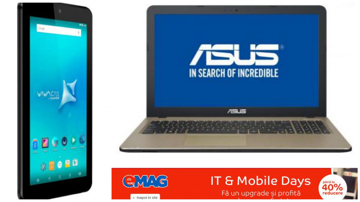 reduceri emag laptopuri tablete si telefoane mai ieftine cu pana la 60