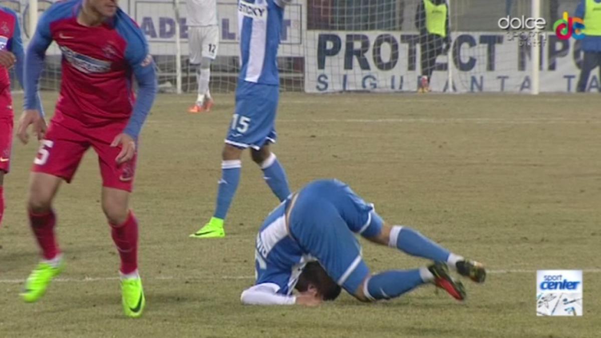 aproape de tragedie imagini terifiante cu doi jucatori la cs u craiova steaua