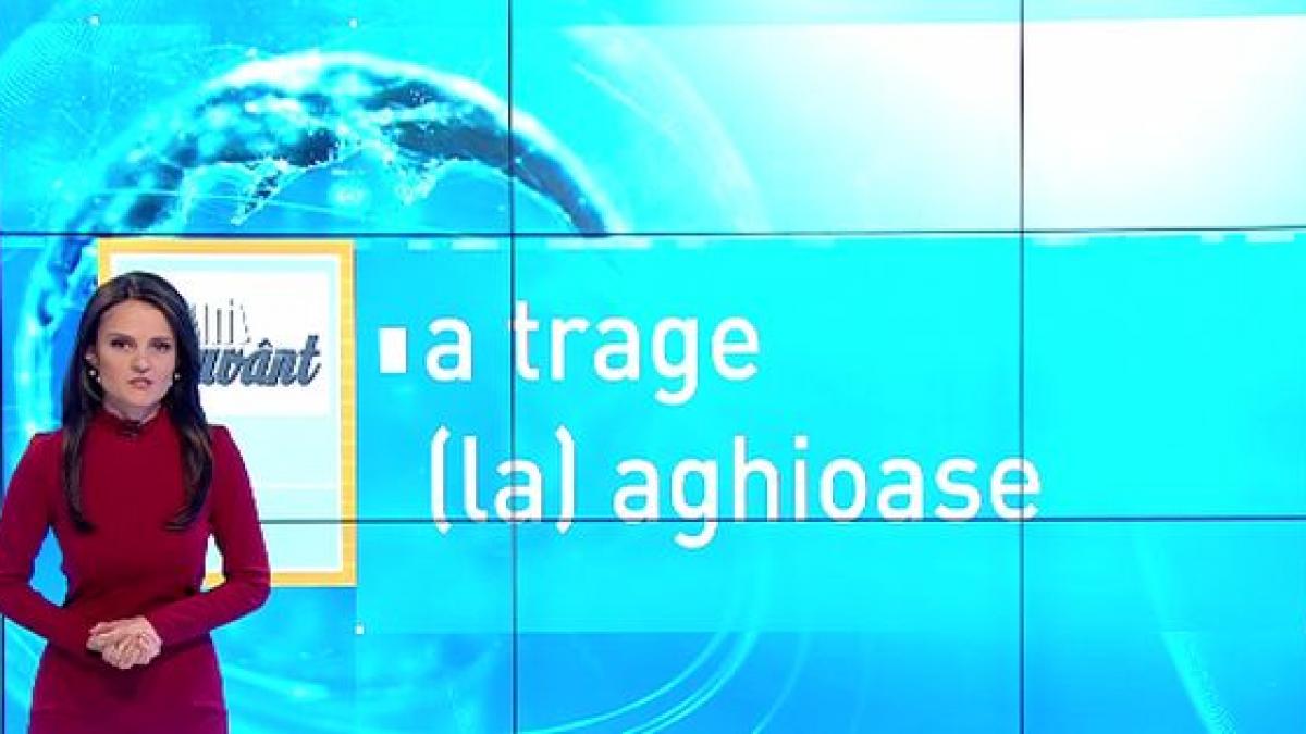 pe cuvant cu ana iorga ce inseamna expresia a trage la aghioase