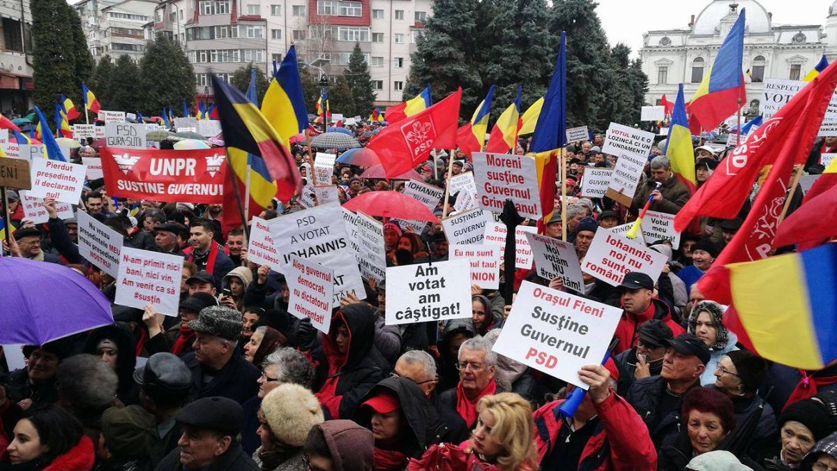 miting de amploare pentru sustinerea guvernului grindeanu peste 10 000 de oameni asteptati sa