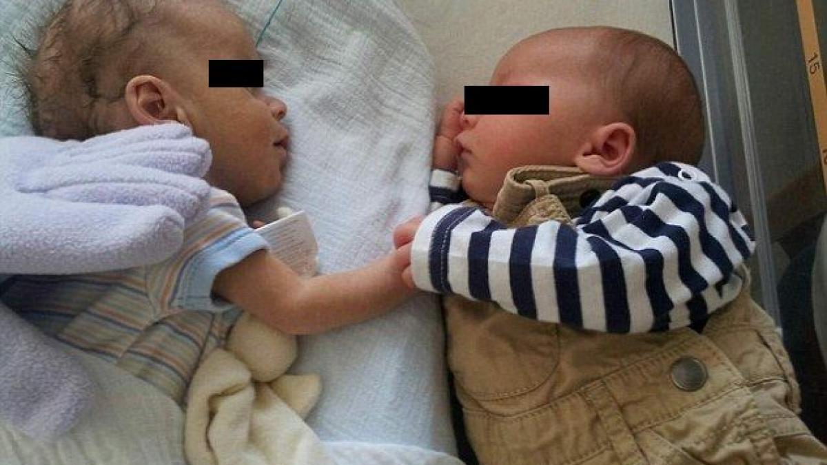 povestea incredibila din spatele fotografiei in care doi bebelusi se tin de mana intr un incubator