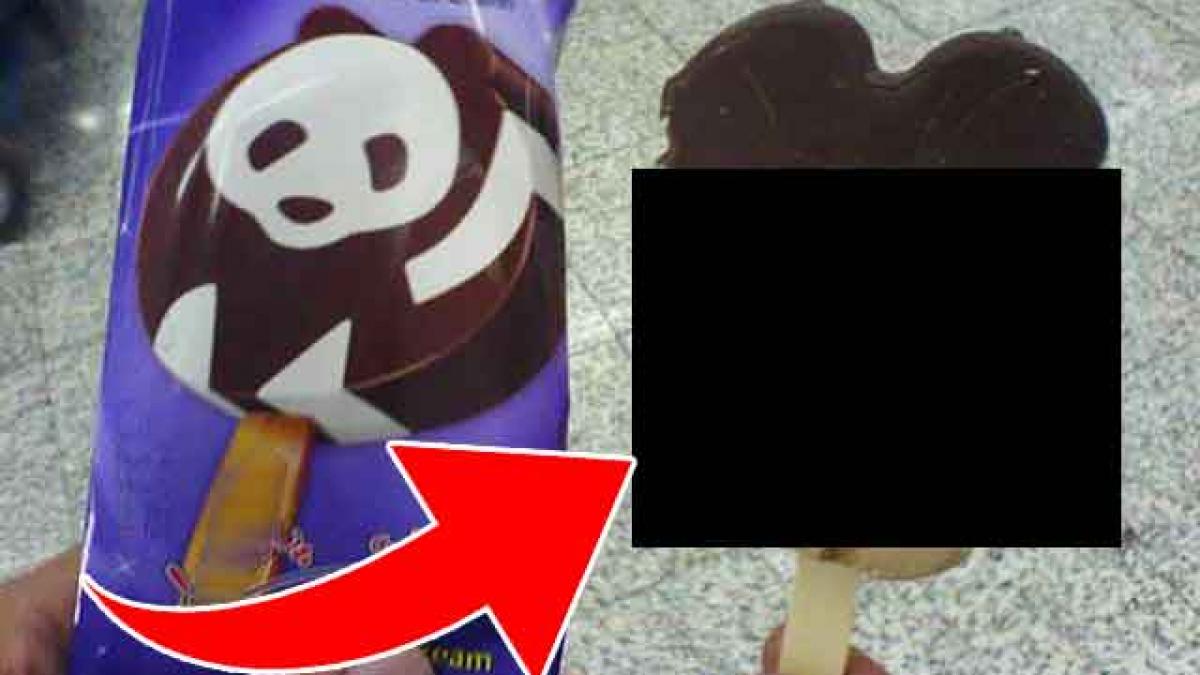 a cumparat o inghetata panda ce a gasit in interior l a lasat cu gura cascata