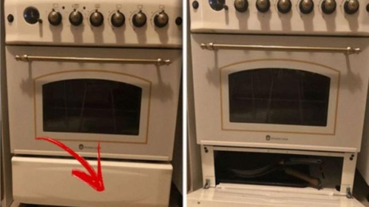 tu stii la ce foloseste sertarul de sub cuptorul aragazului ai gresit in tot acest timp