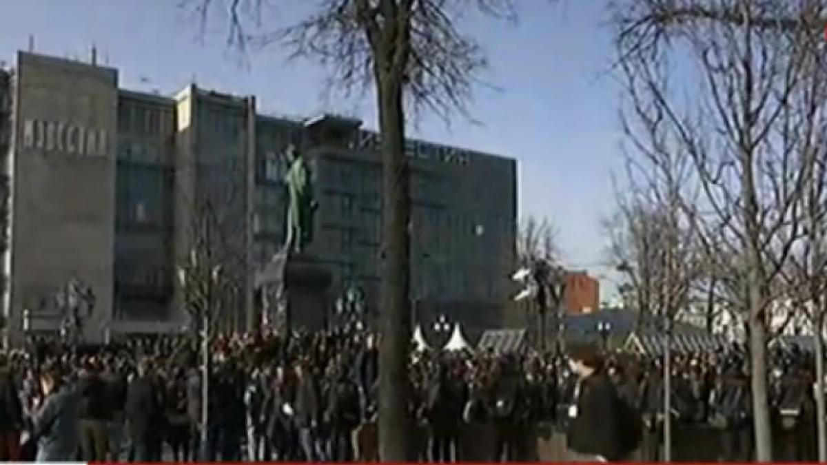 proteste in rusia liderul opozitiei alexei navalnai a fost retinut